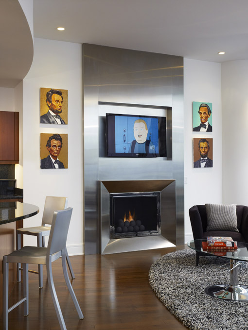 minimalistic design-den-fireplace