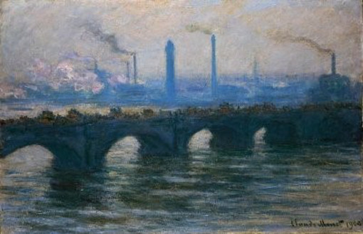 Monet's circa 1901 Waterloo Bridge (London) 