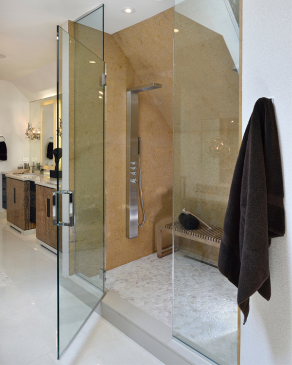 John Robert Wiltgen Design Created and Built this Masterpiece Primary Bath for a Young Couple