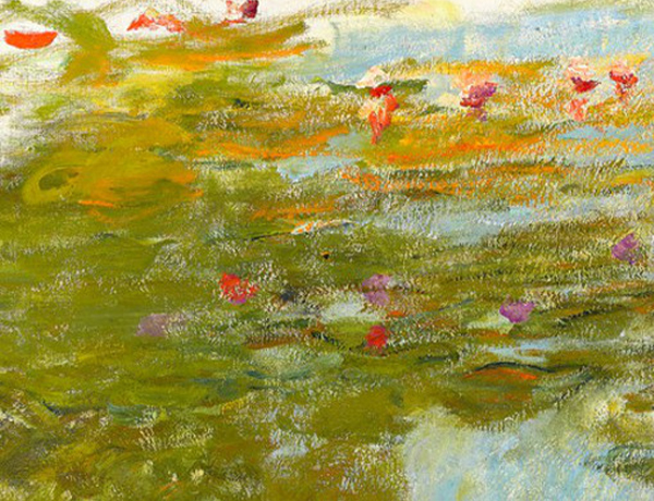 John Robert Wiltgen Design Sold this Monet's Water Lilies Painting to a Client