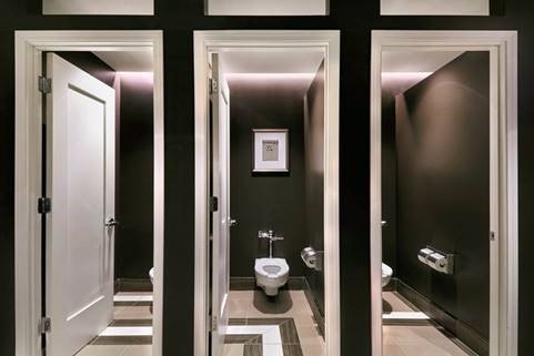 Bathroom facilities at Aire in Chicago at Hyatt Centric